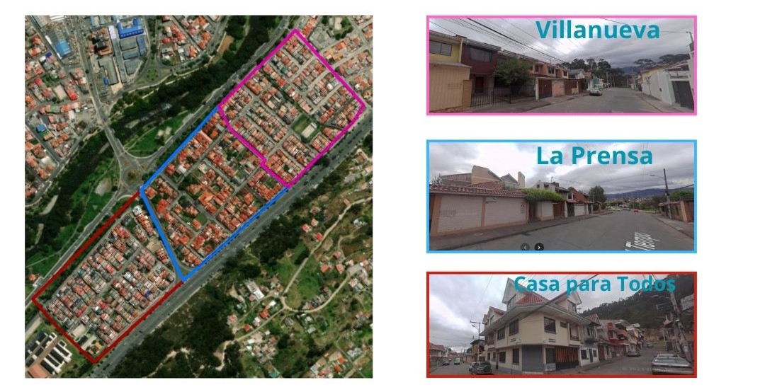 Barrios seleccionados